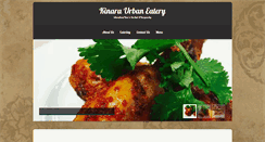 Desktop Screenshot of kinaraurbaneatery.com