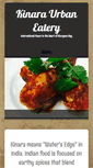 Mobile Screenshot of kinaraurbaneatery.com